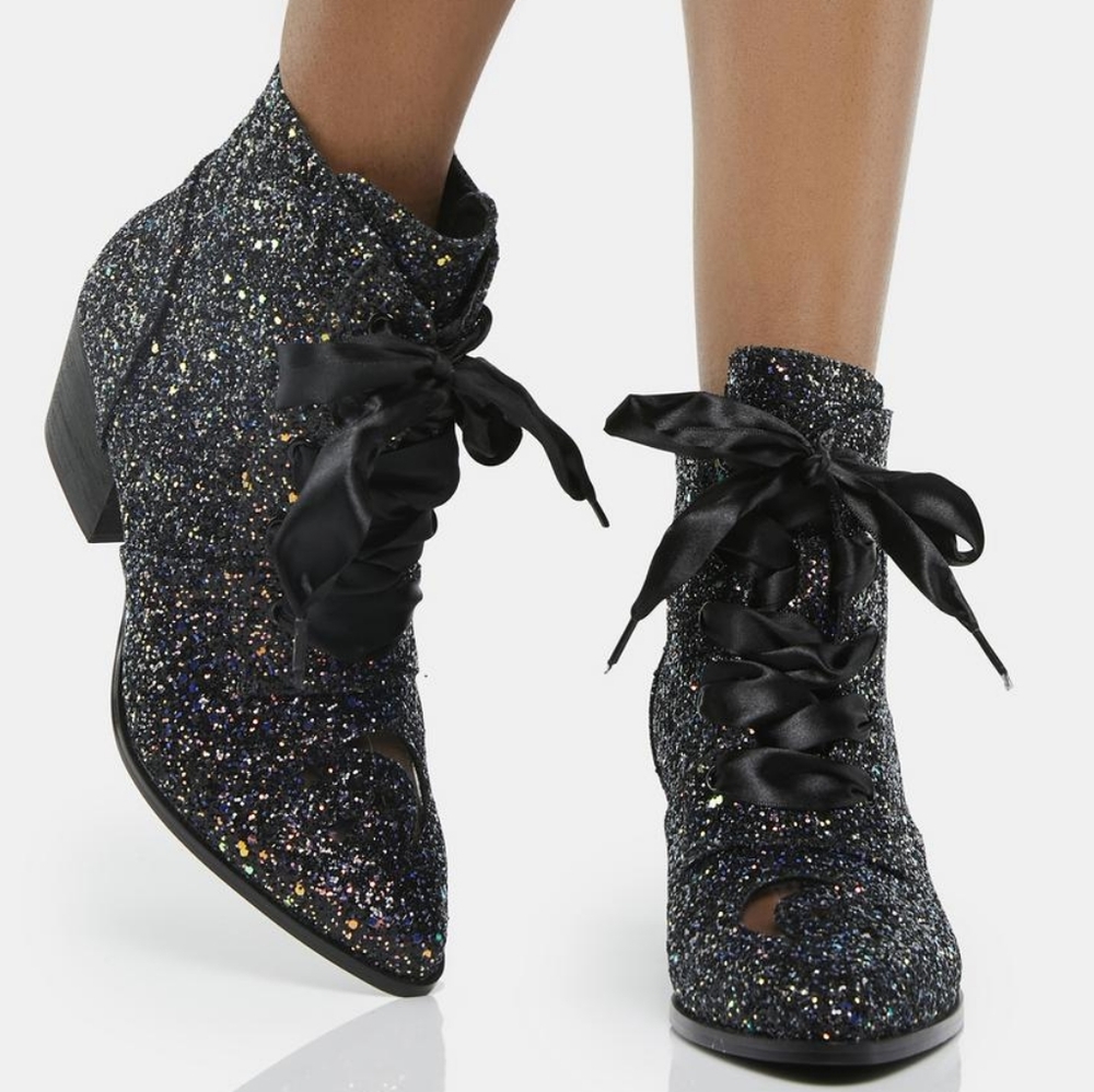 Y.R.U. Aura Glitter boots